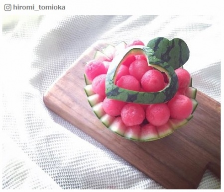 「スイカ」で美味しくダイエットしちゃおう！簡単アレンジレシピ5選／hiromi_tomiokaさんInstagram