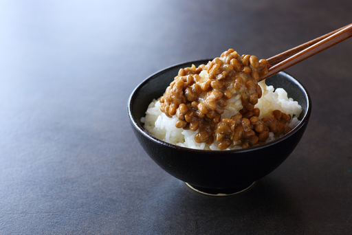 納豆ご飯の写真