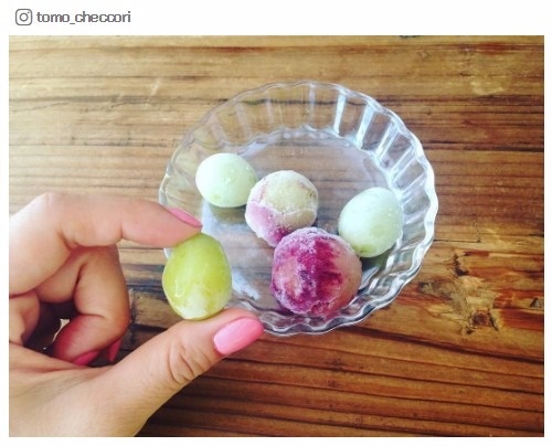 「リアルアイスの実」にハマる女子急上昇中！濃厚＆ヘルシーな簡単スイーツ／tomo_checcoriさんInstagram