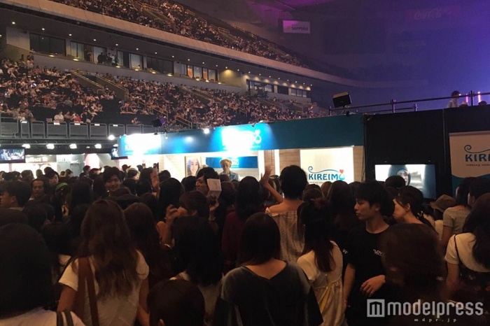 ブースの様子（C）モデルプレス