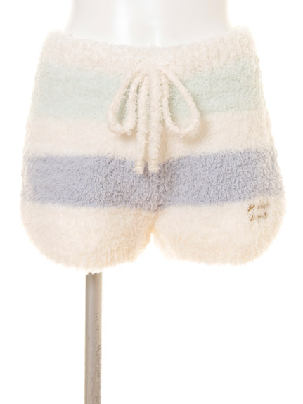 moco moco'ジェラート'3ラインボーダーショートパンツ