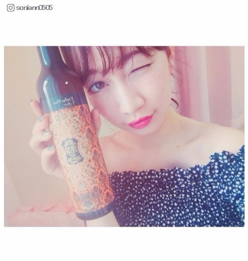 注目のダイエットドリンクを紹介／山本ソニアInstagramより