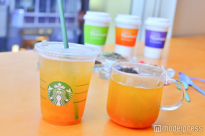 【一足お先に飲んでみた】スタバ新作“ゆず×シトラスティー”は新感覚な飲み心地 作り方も公開（C）モデルプレス