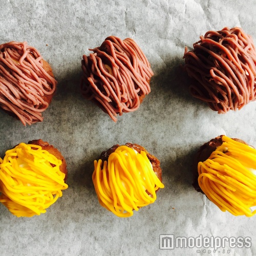 モンブラン風に飾り付け（C）モデルプレス