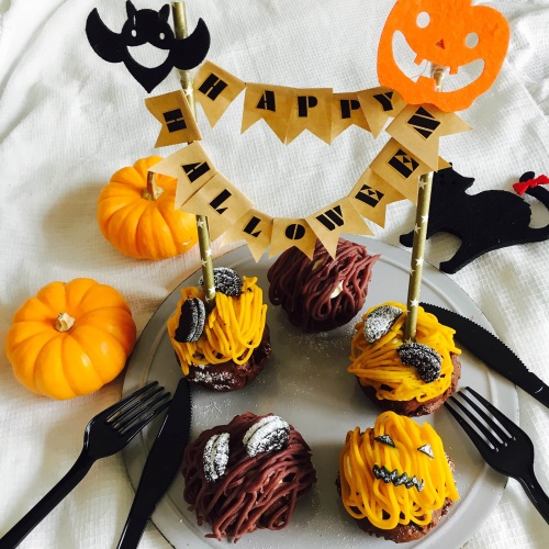 クリームチーズが隠し味！なんちゃってモンブランでハロウィン気分【トレンドレシピ】（C）モデルプレス