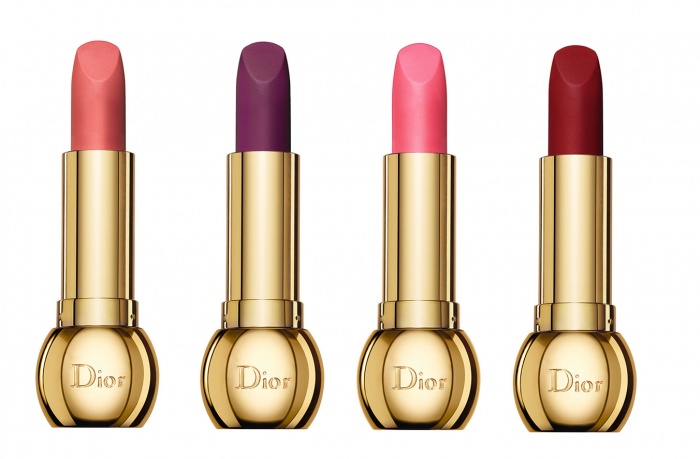 「ディオリフィック ベルベット タッチ リップスティック」 ／限定2色・新色2色／各4,300円（税抜）／画像提供:Dior