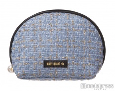 「パールラメツイード ラウンドポーチL」3,400円（税抜）