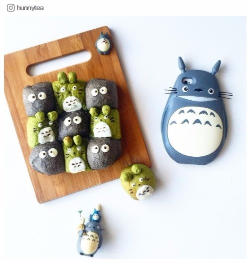 「トトロごはん」に癒やされる！おすすめアレンジレシピ／hunnyteaさんInstagram