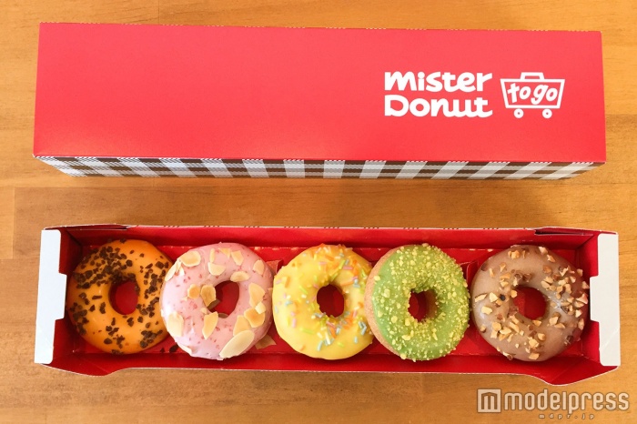 （左から）オレンジ・ストロベリー・レモン・抹茶・カフェオレ（C）モデルプレス