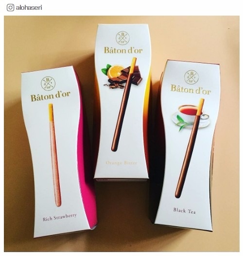「バトンドール」が気になる!ポッキーの日は高級感で差をつけよう/alohaseriさんInstagram