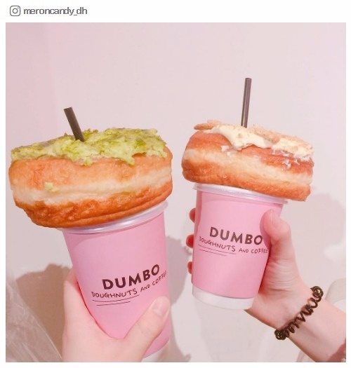 インパクト抜群！麻布十番「ダンボ」のNYドーナツに胸キュン／meroncandy_dhさんInstagram