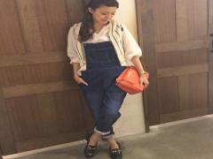 この夏はサロペットデニムコーディネートで大人シンプル♡