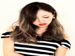 NOT黒髪！'地毛⇒グラデーションカラー'でアンニュイな外国人風ヘアカラー♩