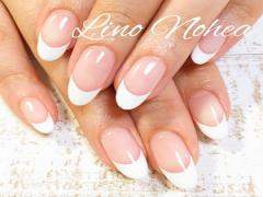 ずっと飽きないシンプルさ♪きちんと感の白フレンチネイル