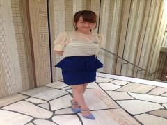 旬のデニムスカートのコーディネートは断然腰高が可愛い♡