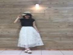 ヒラヒラゆれるマキシスカートに夢中♡色別コーデ３選♡