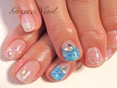 キラキラ♡ラメのモテ夏ネイルで目立っちゃお