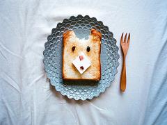 気分を上げて1日のスタートを切れる朝ごはん♡トーストアートレシピ