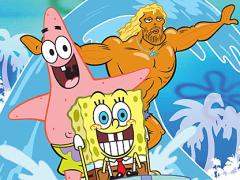 今にも喋りだしそうな躍動感♫おちゃめな スポンジボブネイル