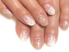 カラー別♪レースネイルで大人可愛い指先に♡