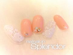 ファッションだけじゃない！デートはトレンドのレースネイルで♡