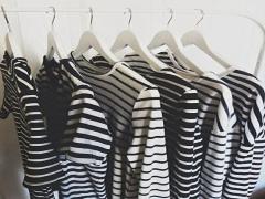 着回し抜群で主役としても使える。ひと癖ボーダートップスが気になる♡