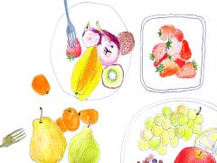 イラストレーター大神慶子のデザインは暮らしの美味しいを、popに彩る。