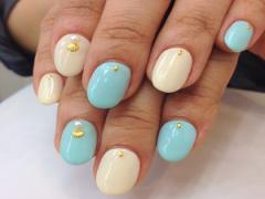 人とは違う魅力を出したい！大人っぽい夏デザインのジェルネイル♪