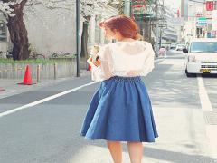 愛されコーデの完成♡“フレアスカート”で胸きゅんスタイルへ変身！