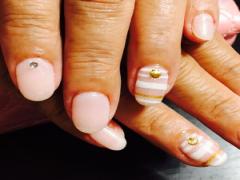 夏にぴったり♪ラメでキラキラいっぱいのモテネイル♡