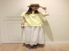 身長なんて関係ない♡ロングスカートで作る下半身スッキリ細魅せコーデ！