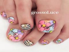 おしゃれは足元から！カラフルなネイルフットデザインご紹介♡