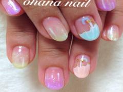 梅雨を楽しも♡今しかできないカラージェルネイルのデザイン集