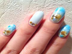 今夏が旬♡爽やかに決める！マリンのネイルカタログ