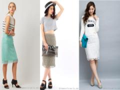 ミニスカ卒業！ひざ丈が上品な「レースタイトスカート」3選
