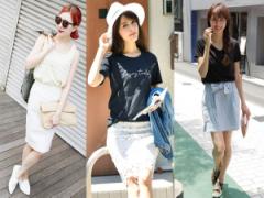 カジュアルなのに色っぽい♡「タイトスカート」で大人の余裕！