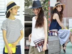 紫外線対策も！「ストローハット」で夏レディに！