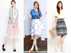 旬なモテシルエットが叶う！「オーガンジースカート」でふんわり可愛く