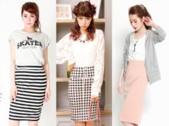 女度アップな「タイトスカート」はカジュアルに着るのが気分！