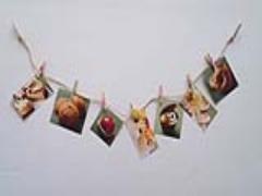 壁にペタペタ・瓶にぽんっ。U-500円で写真をお洒落インテリアに