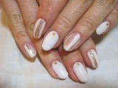 スボラ女子へ贈る。一本線だけで出来上がりかつ指もスラリと見える魔法のnail♡