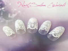 清楚で上品♡レースなウエディングネイルで最高の一日に！