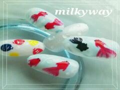 粋な個性派！和装にぴったりなネイルデザイン集