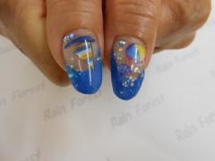 季節感MAX！海ネイルをして、夏を思い切りエンジョイ☆