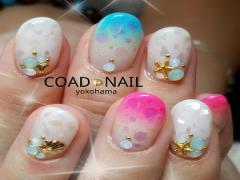 大人気♡きらきら夏のシェルネイルデザインカタログ