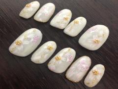 清楚＋華やか＝幸せいっぱい♡ブライダルネイル特集