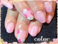 女の子みんな大好き♡花柄満載スカルプネイル特集