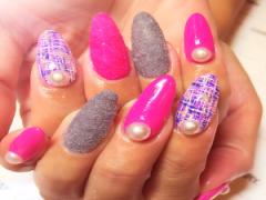 上品さと女らしさが必要なの。秋冬にしたいツイードネイルカタログ