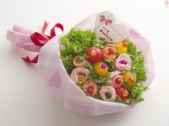 お祝いや感謝はサラダで気持ちを伝える。ブーケサラダがとっても素敵♡