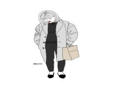 シンプルコーデに抜群に合う！アッシュグレーのレングス別ヘアカタログ